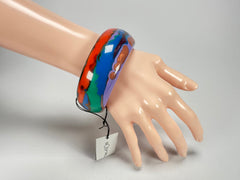 Sobral - Multi-Colour "PB34 Pollock" Resin Solid Bangle ( 002444 )