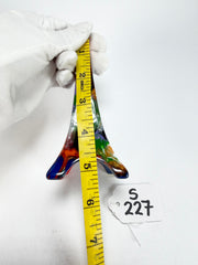 Sobral - Landmark "Eiffel Tower" Multi-Colour Pollock Medium 14cm Statue Ornament ( 004425 )