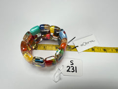 Sobral - Past Present "Sao Conrado" Elasticated Resin Bracelet ( 003283 )