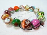 Sobral - Planets "Orbitalis" Pollock Elasticated Resin Bracelet ( 005454 )