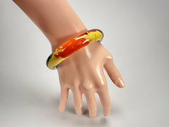 Sobral - Multi-Colour "PB14 Pollock" Resin Solid Bangle ( 001151 )