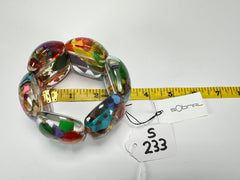 Sobral - Past Present "Leme" Elasticated Resin Bracelet ( 003274 )