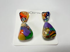 Sobral - Past Present "Duplo Sentido" Resin Earrings ( 003601 )