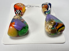 Sobral - Past Present "Duplo Sentido" Resin Earrings ( 003601 )