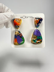 Sobral - Past Present "Duplo Sentido" Resin Earrings ( 003601 )