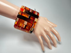 Sobral - Eco Amber "Yasmin" Elasticated Resin Bracelet ( 003137 )