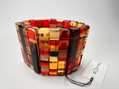 Sobral - Eco Amber "Yasmin" Elasticated Resin Bracelet ( 003137 )