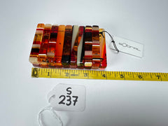 Sobral - Eco Amber "Yasmin" Elasticated Resin Bracelet ( 003137 )