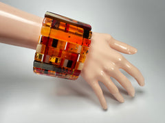 Sobral - Eco Amber "Yasmin" Elasticated Resin Bracelet ( 003137 )