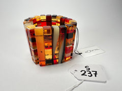 Sobral - Eco Amber "Yasmin" Elasticated Resin Bracelet ( 003137 )