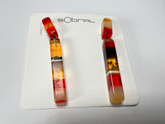Sobral - Eco Amber "Clarissa" Resin Earrings ( 002452 )