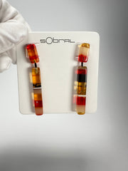 Sobral - Eco Amber "Clarissa" Resin Earrings ( 002452 )