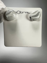 Sobral - Onda Gelo "Wave" Resin Earrings ( 005330 )