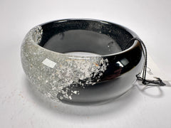 Sobral - Metalique Orlando "Técnica PB34" Black & Sliver Resin Solid Bangle ( 004102 )