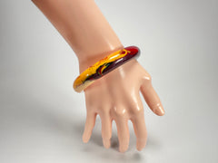 Sobral - Multi-Colour "PB14 Pollock" Resin Solid Bangle ( 001151 )