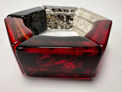 Sobral - "Hexagonal Efeitos" Mix Inverno Elasticated Resin Bracelet ( 000220 )