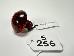 Sobral - Amber "Sintonia Efeitos" Resin Ring ( 003598 ) - Size UK P / US 7.5