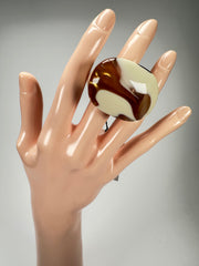 Sobral - Carmelo "Mares" Resin Ring ( 005417 ) - Size UK N / US 6.5