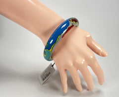 Sobral - Multi-Colour "PB14 Pollock" Resin Solid Bangle ( 001151 )