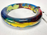 Sobral - Multi-Colour "PB14 Pollock" Resin Solid Bangle ( 001151 )