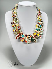 Sobral - Caillou Marfim "Monica" Resin Necklace ( 005412 )