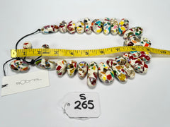 Sobral - Caillou Marfim "Monica" Resin Necklace ( 005412 )