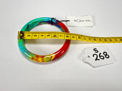 Sobral - Multi-Colour "PB14 Pollock" Resin Solid Bangle ( 001151 )