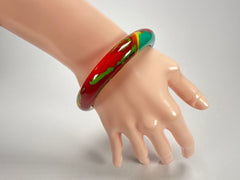 Sobral - Multi-Colour "PB14 Pollock" Resin Solid Bangle ( 001151 )