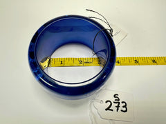 Sobral - Metalique "PB 50 Blue" Solid Resin Bangle ( 002491 )