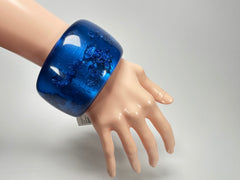 Sobral - Metalique "PB 50 Blue" Solid Resin Bangle ( 002491 )