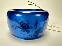 Sobral - Metalique "PB 50 Blue" Solid Resin Bangle ( 002491 )