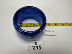 Sobral - Metalique "PB 50 Blue" Solid Resin Bangle ( 002491 )