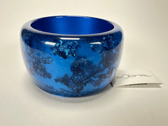 Sobral - Metalique "PB 50 Blue" Solid Resin Bangle ( 002491 )