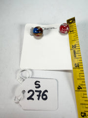 Sobral - Planets "Orbitalis" Pollock Resin Earrings ( 005456 )