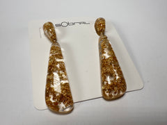 Sobral - Metalique "Gleine" Resin Earrings ( 004502 )