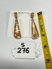 Sobral - Metalique "Gleine" Resin Earrings ( 004502 )