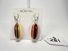 Sobral - Pop Art "Andy" Resin Earrings ( 005468 )
