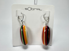 Sobral - Pop Art "Andy" Resin Earrings ( 005468 )