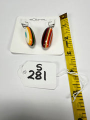 Sobral - Pop Art "Andy" Resin Earrings ( 005468 )