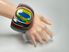 Sobral - Pop Art "PB 50" Solid Resin Bangle ( 000932 )