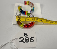 Sobral - Sobralita "Itaoca" Resin Earrings ( 005378 )