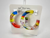 Sobral - Sobralita "Itaoca" Resin Earrings ( 005378 )