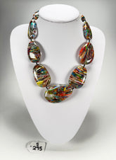 Sobral - Baru "Lisi Efeitos" Resin Necklace ( 004578 )