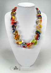 Sobral - Sobralita "Studio Pebbles" Resin Necklace ( 005224 )