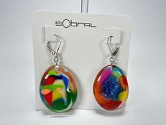 Sobral - Nuage "Inusitado" Resin Earrings ( 004195 )