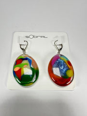 Sobral - Nuage "Inusitado" Resin Earrings ( 004195 )