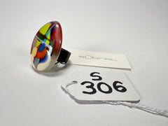 Sobral - Nuage "Poesia" Resin Ring ( 003597 ) - Size UK M / US 6