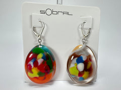 Sobral - Nuage "Inusitado" Resin Earrings ( 004195 )