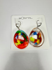 Sobral - Nuage "Inusitado" Resin Earrings ( 004195 )