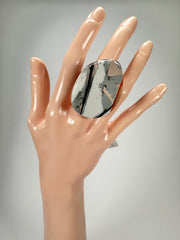 Sobral - Lágrima D'or "Namibia" Resin Ring ( 005113 ) - Size UK U / US 10.5